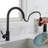 KISRAIS Pull Out Kitchen Faucet