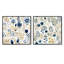 Stretford - Ensemble de 2 collages carrés floral et botanique-101861081-101861087