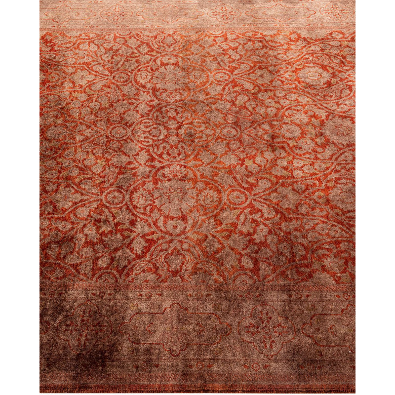Fine Vibrance One-of-a-Kind 4' 1" X 6' 3" Hand Knotted Area Rug