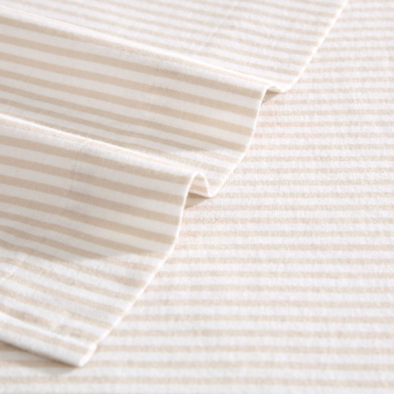 100% Cotton 200 Thread Count Flannel Sheet Set, Deer Hollow, Queen Sheet Set with 2 Pillowcases