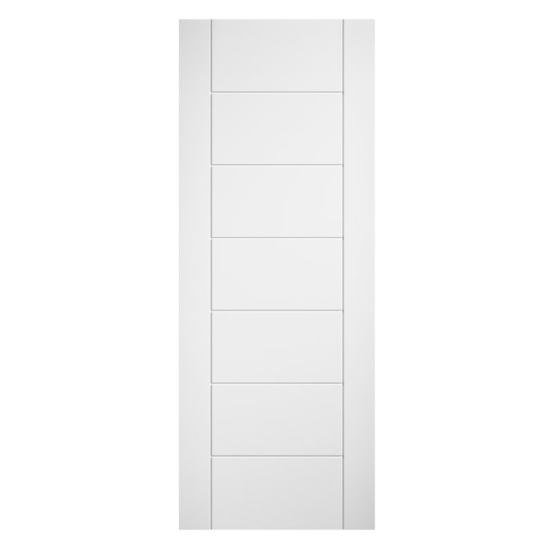 Laminate Linear Pre-finished White Laminate Doors 762 x 1981, 686mm x 1981mm