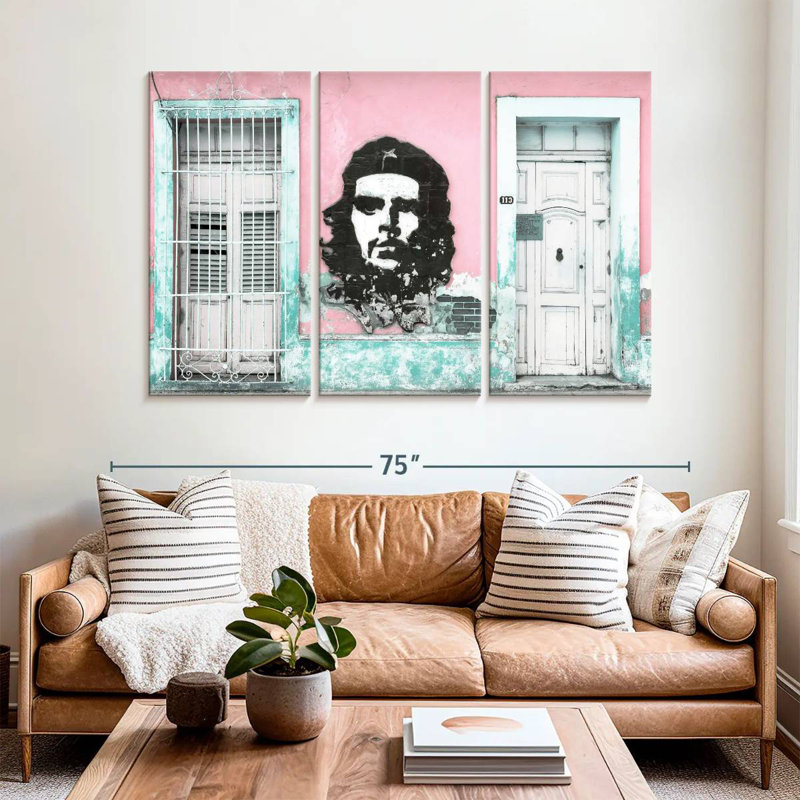 Lilie Cuban House, 42" H x 65" W