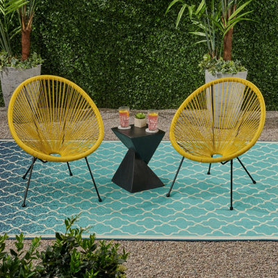 Chaise (ensemble de 2) - Jaune
