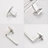 5-Piece SUS304 Bathroom Set: Towel Bar + Ring + Hooks + TP Holder, Brushed Finish-119036032
