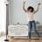 Ankrum 71" Modern Torchiere Floor Lamp with Frosted Plastic Shade