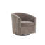 Fauteuil d'appoint pivotant en tissu Wanti-1184557757