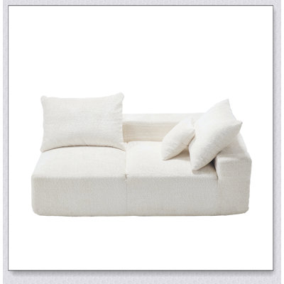 Canapé Lazy Leisure, canapé pratique et modulable avec coussins réversibles et accoudoirs réglables pour un confort ultime