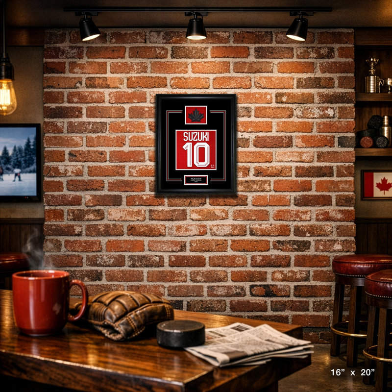 Nick Nicki Jersey numéro 16 x 20 de Hockey Canada 2026