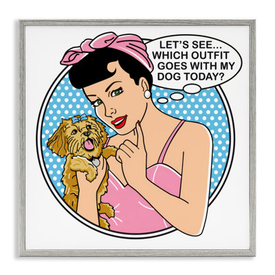 Quelle tenue avec un chien, estampe numérique de Dog Is Good