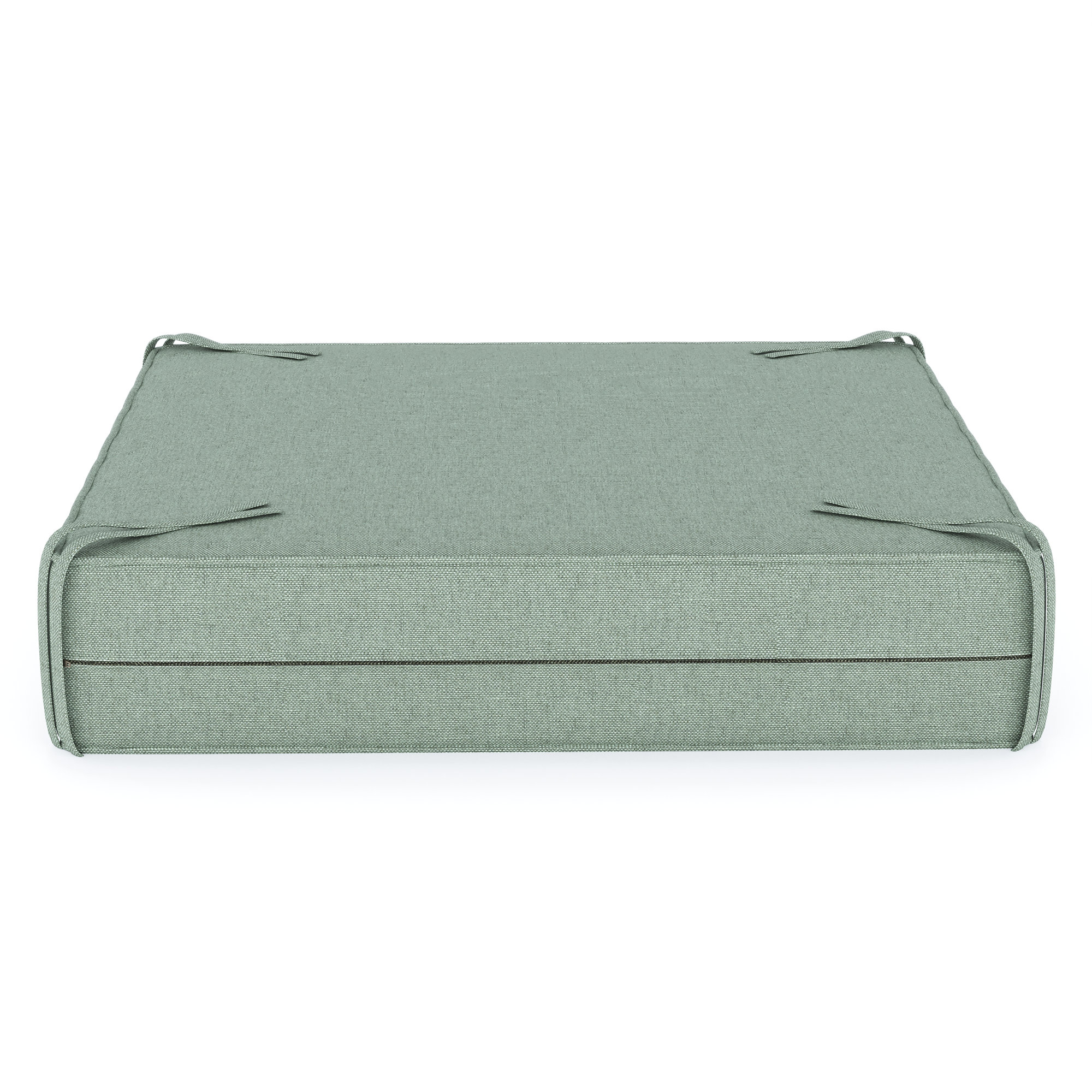 Sunbrella Outdoor Ottoman Cushion, Canvas Spa Sunbrella® Canvas