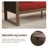 Wood Patio Sofa With Cushions-1842850021