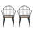 Manthey Wood and Metal Dining Chairs-110820398