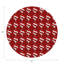 Xmas Ornament Vegan Leather Round Pebble Placemat-868402318