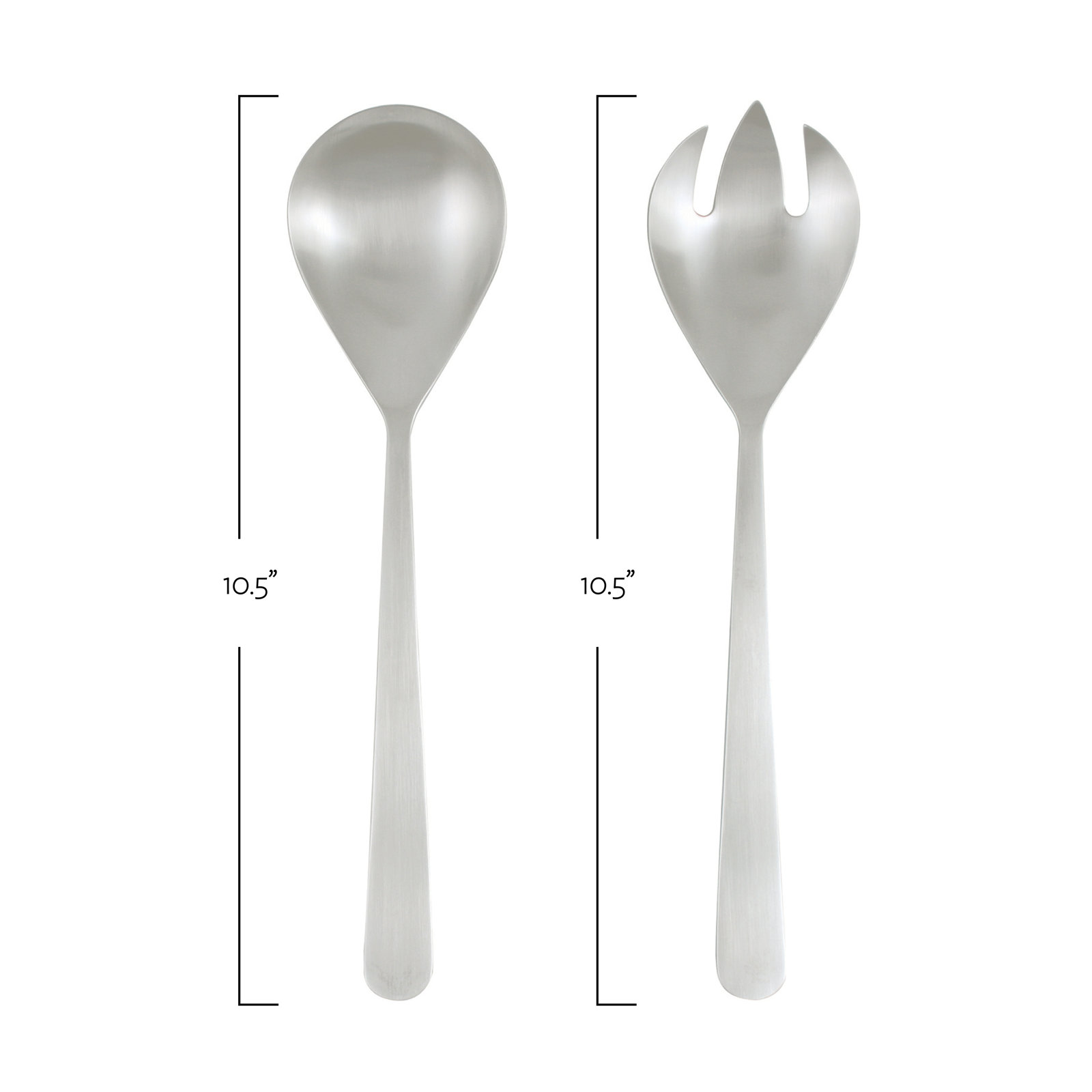 Canvas Home Oslo Salad Servers, Steel