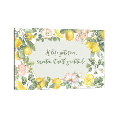 Citrus Charm I by Beth Grove - Wrapped Canvas Print