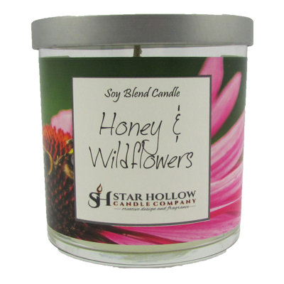 Honey & Wildflowers Scented Jar Candle