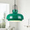 Luminaire suspendu industriel en aluminium 1 lumière pour salle à manger