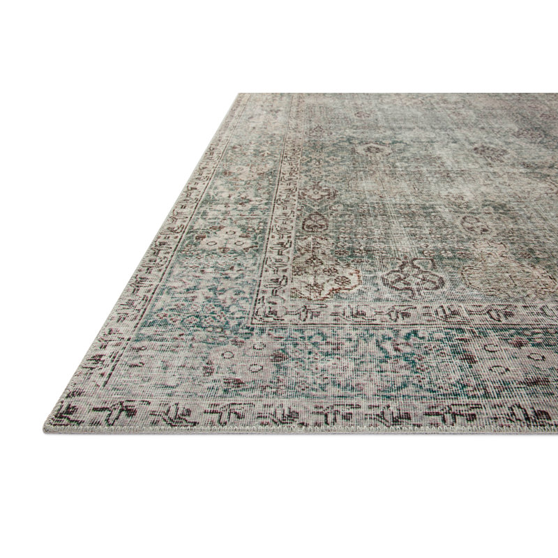Jules Ivory Oriental Synthetic Stain-Resistant Runner Rug