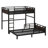 Metal Separable Bunk Beds With Raised Security Fence-155524599