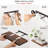 Set Of 4 Floating Shelves Bathroom For Wall – Farmhouse Rustic Wood-1078453294