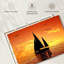 Silhouette de bateau Mehar-107674036