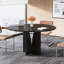 Table de conférence ronde pour 4 personnes Crownover, table de réunion en bois pour 4 personnes-892030559
