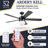 Ardrey Kell 52" Indoor Ceiling Fan with Remote Control and Light Kit Included-88069714