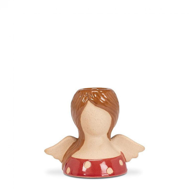 Porte-bougie ange avec ailes Angel