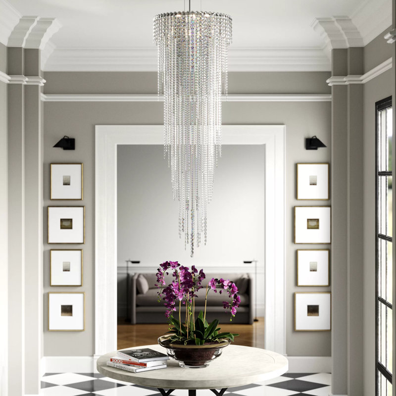 Chantant 6 - Light Crystal Chandelier, Heritage Handcut