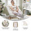 Fauteuil surdimensionné rembourré avec soucoupe et repose-pieds-2002764923