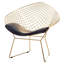 Chaise d'appoint rembourrée en maille Drews-517208788-531494533