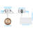5.51'' 1 -Light Fixed Track Track Kit with Dimmable and Adjustable Head