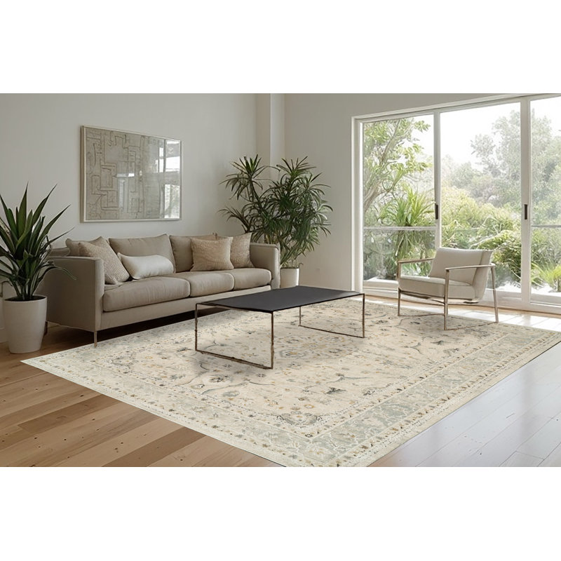 ANALYSE 7605-810 Beige / crème, Rectangle 3 pi 11 po x 5 pi 7 po