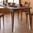 Alvida Walnut Solid Wood Dining Table-1311061804