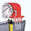 Trampoline 5,5 pi pour enfants - mini trampoline pour tout-petits d'intérieur et extérieur de 65 po avec enceinte, panier de basketball et ballon inclus-126803081