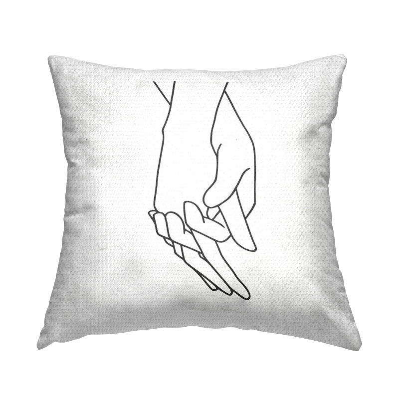 Coussin d'extérieur romantique romantique