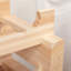 Hahira Solid Wood Floor Wine Bottle Rack Natural