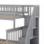 Lit superposé avec lit gigogne et escalier-177552220-177552216