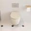 Toilette allongée murale à double chasse 2 pièces avec réservoir encastré mural (siège inclus)-99929634