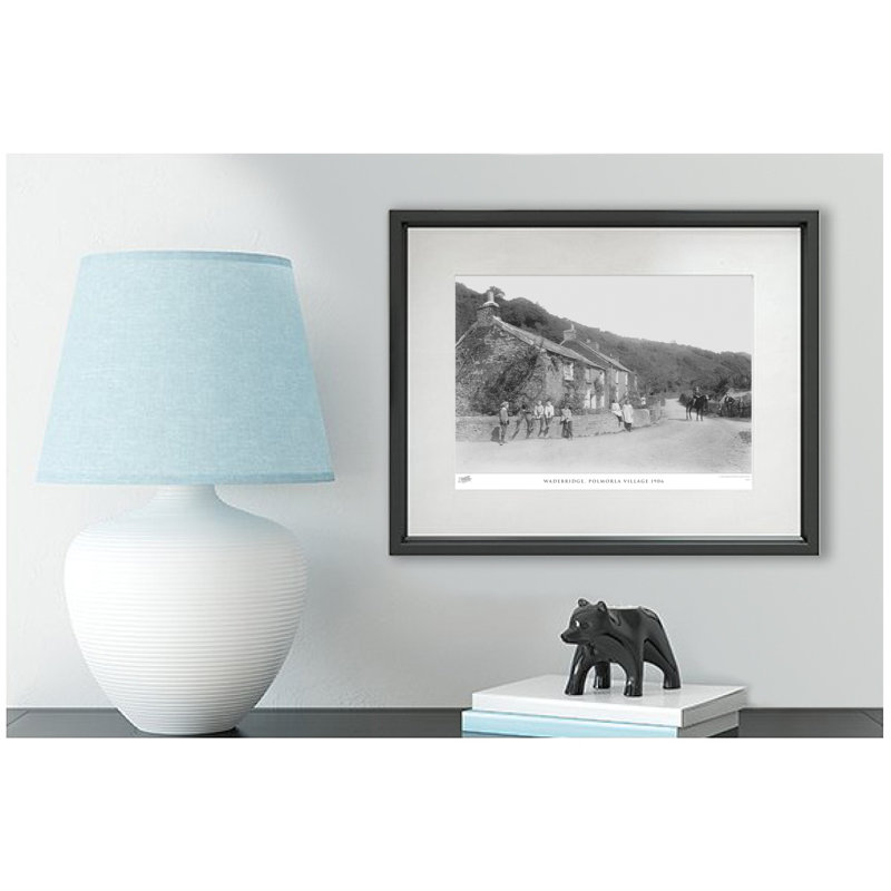 Wadebridge, Polmorla Village 1906 by Francis Frith - Single Picture Frame Print, 60cm H x 80cm W