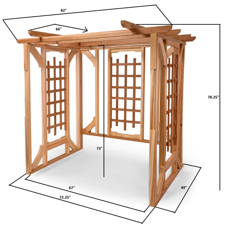 Cavarus Cedar Pergola
