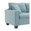 Canapé modulaire convertible Modern, ensemble de canapé réversible en forme de L avec coussins gratuits, canapé-lit en velours 4 places avec repose-pieds en suède pour salon, appartement, bureau, 3 couleurs