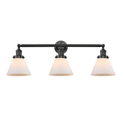 Cone 3 Light Bath Vanity Light