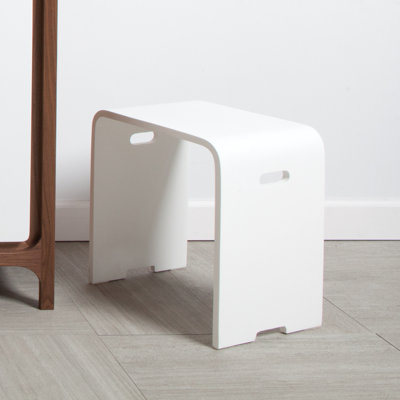 Sottile Solid Surface Accent Stool