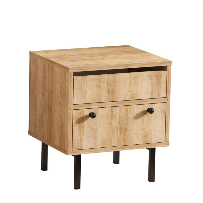 Dovercliff 45cm W Manufactured Wood Bedside Table