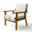 Chaise avec accoudoirs à motif floral abstrait Abstract - Soft Botanical Breeze I-643777637