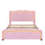 Lit plateforme tapissier Sleek Curved Design-114346597-114346598