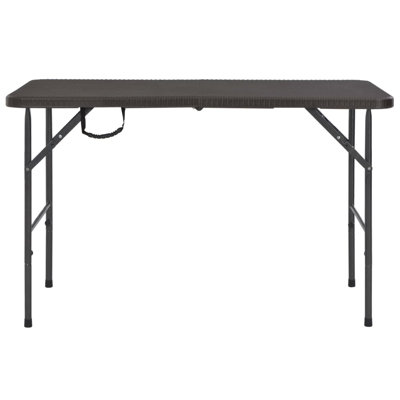 Franke Rectangular Folding Outdoor Camping Table , 120cm cm W 60cm cm D