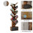 Versatile 9 Tier Tree Bookshelf With Drawer, Ideal For Organizing And Displaying Books And More