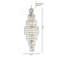 Katyusha Transitional 28-Light Crystal Chandelier -1658441095